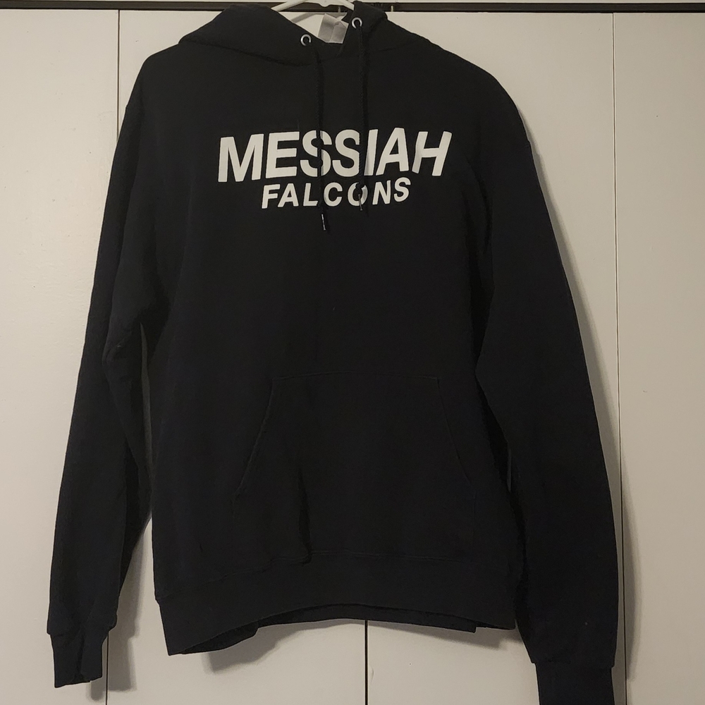 Navy Blue Columbia Messiah Falcons Hoodie